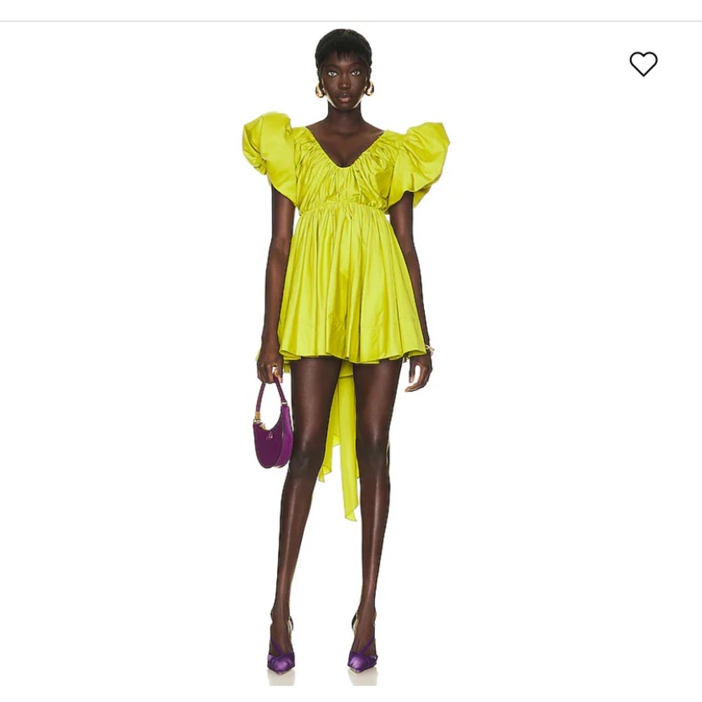 AJE -Gretta Bow Back Mini Dress